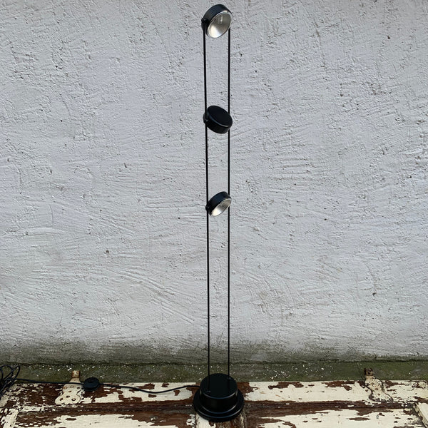 Vintage Stehlampe mit drei Halogen Strahlern von Sölken Leuchten