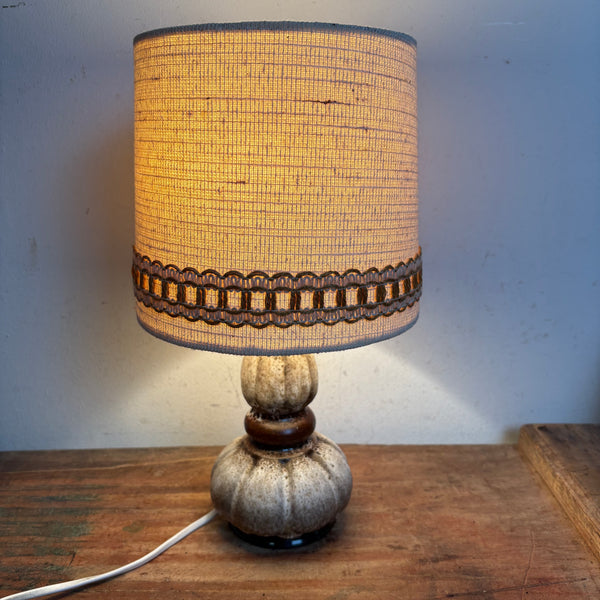 Vintage Fat Lava Keramik Lampe von Hustadt Leuchten
