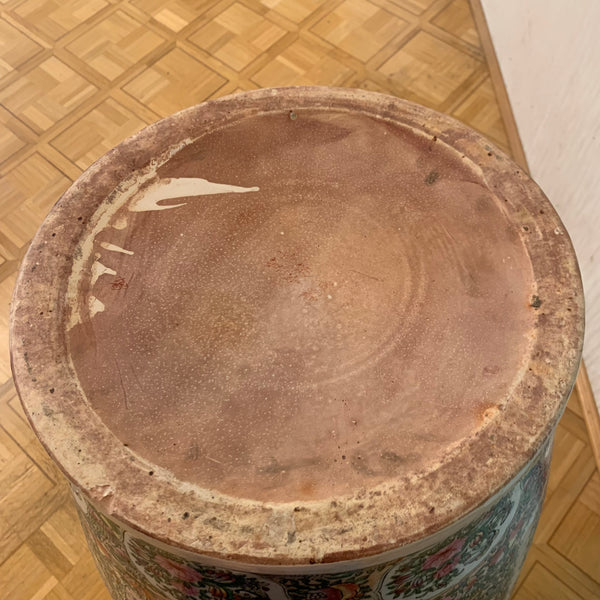 Antike große Familien Rosenvase  131 cm Chinesische Vase