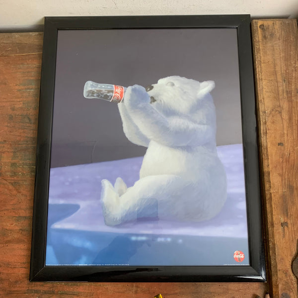 Poster Bild Coca Cola Eisbär