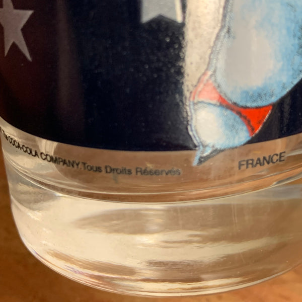 Vintage Coca Cola Glas Eisbär