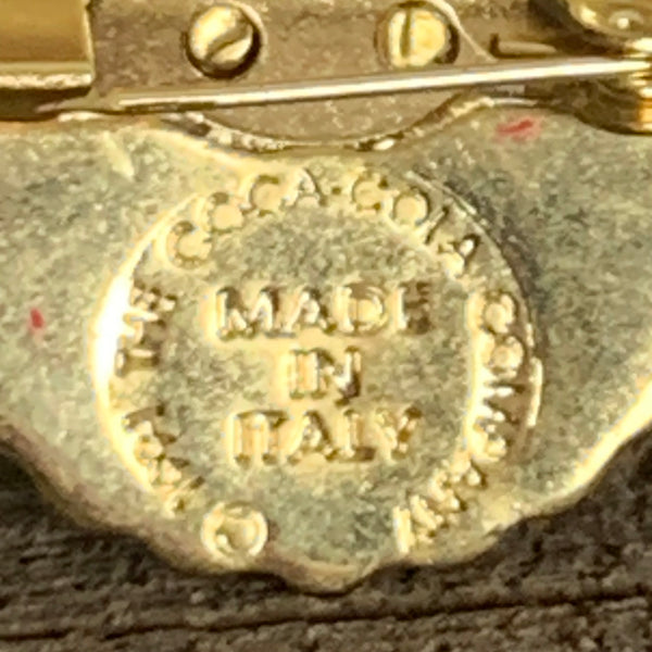 Vintage Goldener Kronkorken Pin von Coca Cola