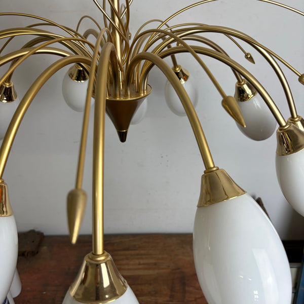 Moderne große goldene Spider Deckenlampen