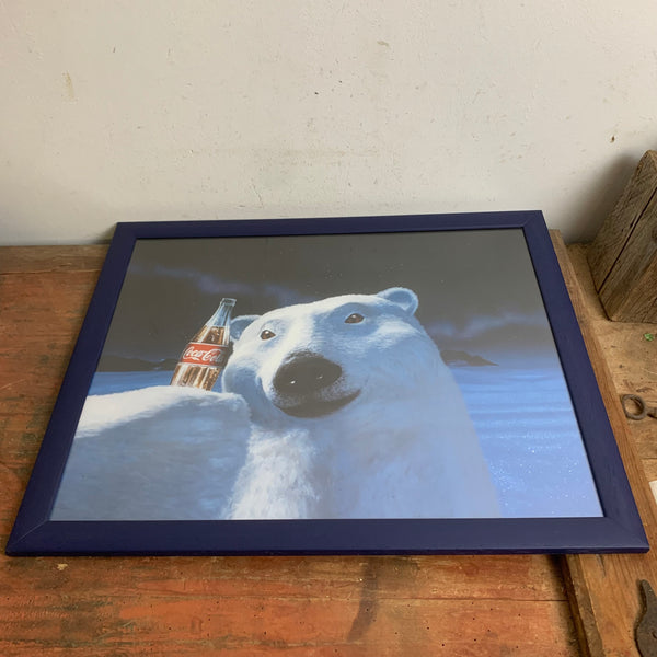 Poster Bild Coca Cola Eisbär