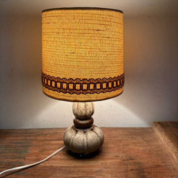 Vintage Fat Lava Keramik Lampe von Hustadt Leuchten