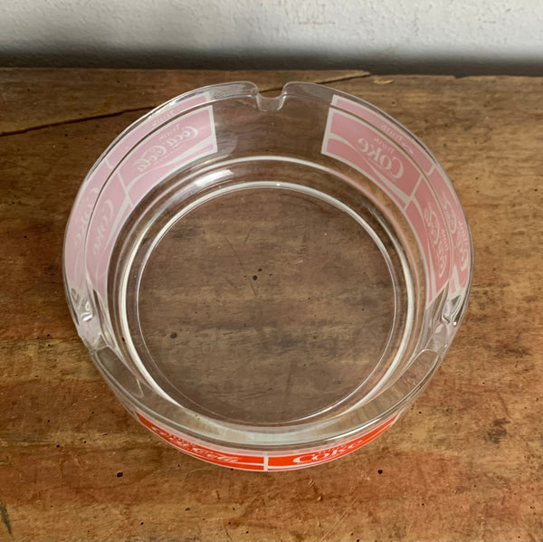 Vintage Aschenbecher von Coca Cola