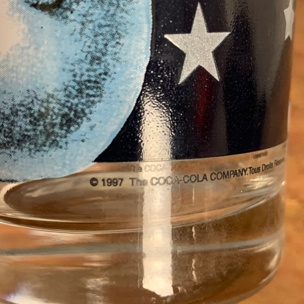 Vintage Coca Cola Glas Eisbär