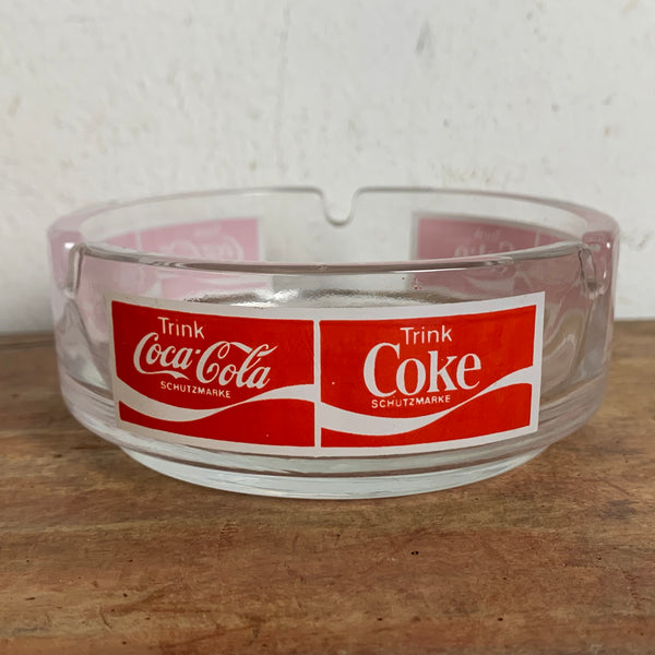 Vintage Aschenbecher von Coca Cola
