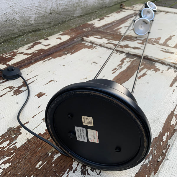 Vintage Stehlampe mit drei Halogen Strahlern von Sölken Leuchten