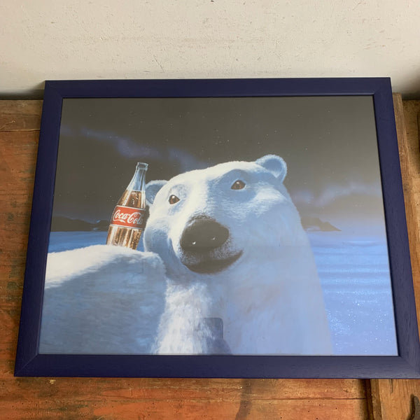 Poster Bild Coca Cola Eisbär