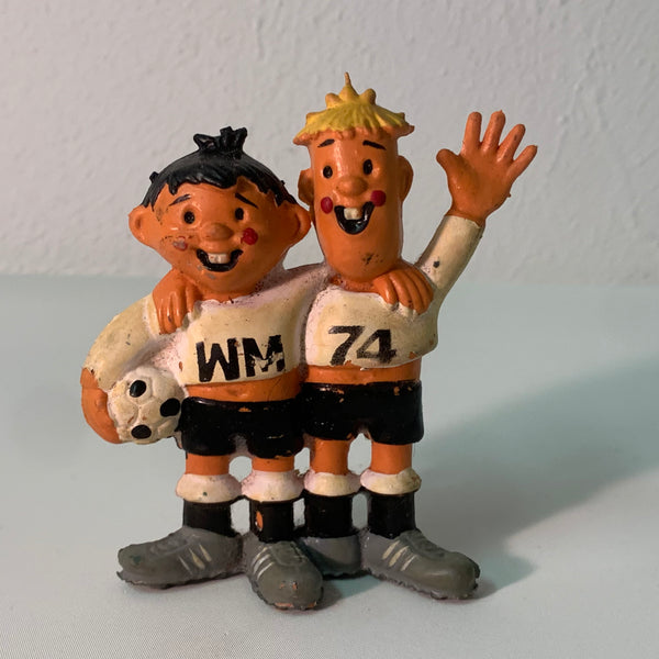 Vintage Figur Tip & Tap Maskottchen Fußball WM 1974