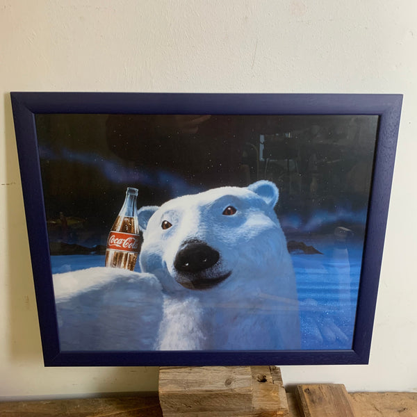 Poster Bild Coca Cola Eisbär