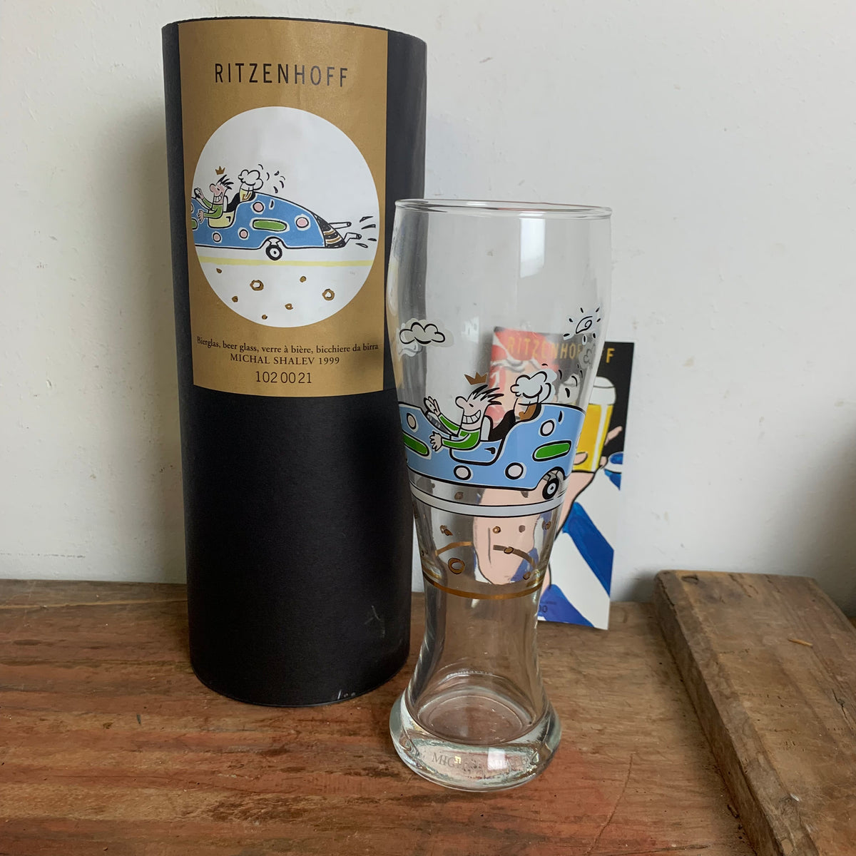 Weizenbier Glas von Ritzenhoff – Trödelfuchs Vintage Shop