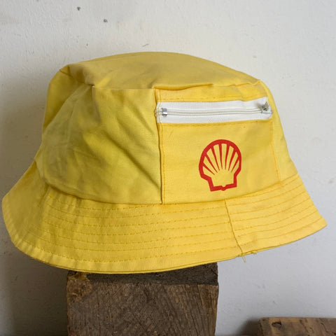 Vintage Fischerhut mit Shell Logo
