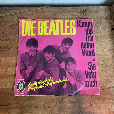 Single Cover Fehldruck Die Beatles - Erste deutsche Originalaufnahme - Sie liebt mich
