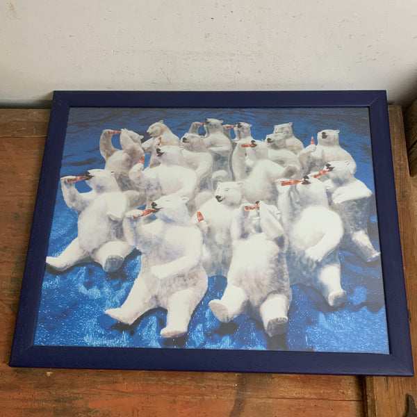 Poster Bild Coca Cola Eisbären