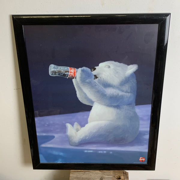 Poster Bild Coca Cola Eisbär
