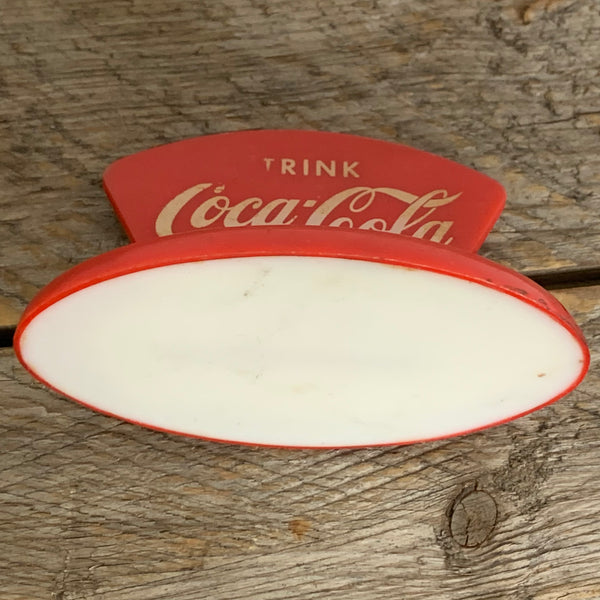 Mid Century Speisekarten Halter von Coca Cola