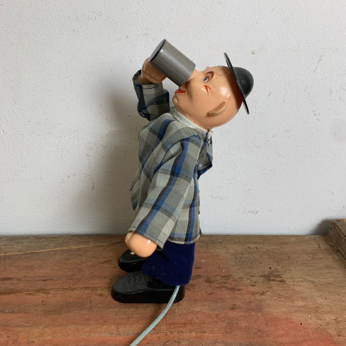 Automate à piston CLOWN Buveur de Bière -années 70 / SONNI - GDR - Avec Boîte Automate à piston CLOWN Buveur de Bière -années 70 / SONNI - GDR - Avec Boîte
