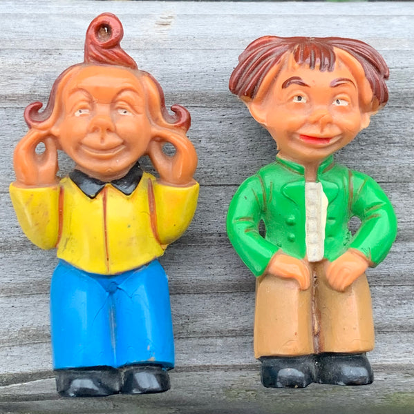Vintage DDR Figuren Max und Moritz