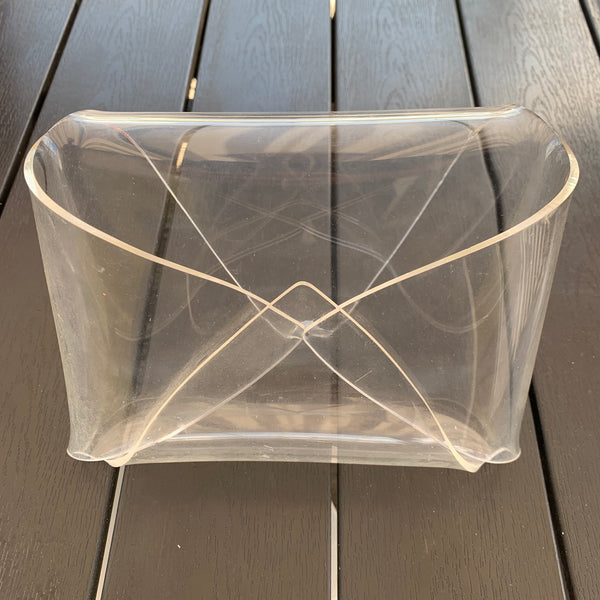 Vintage Acrylglas Briefhalter