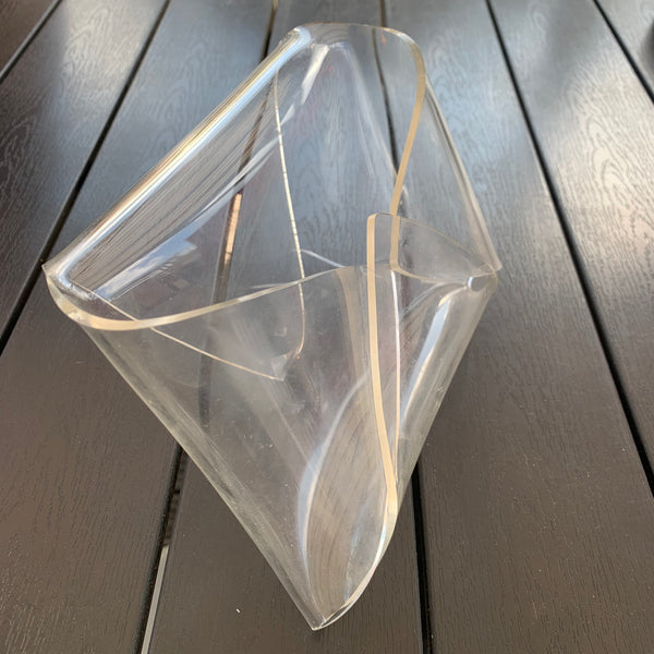 Vintage Acrylglas Briefhalter