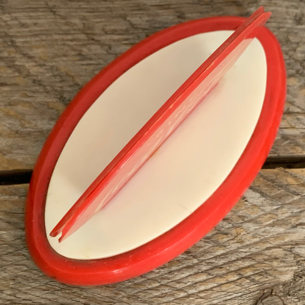 Mid Century Speisekarten Halter von Coca Cola