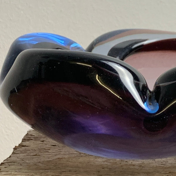 Zweifarbiger Murano Aschenbecher