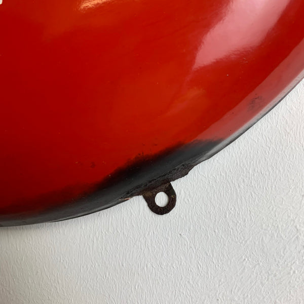 Vintage Emaille Schild von Coca Cola