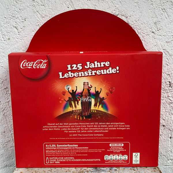 Coca Cola Sammelflaschen 125 Jahre Lebensfreude
