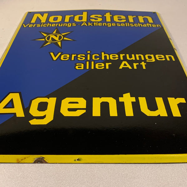 Emaille Schild Nordstern Versicherung