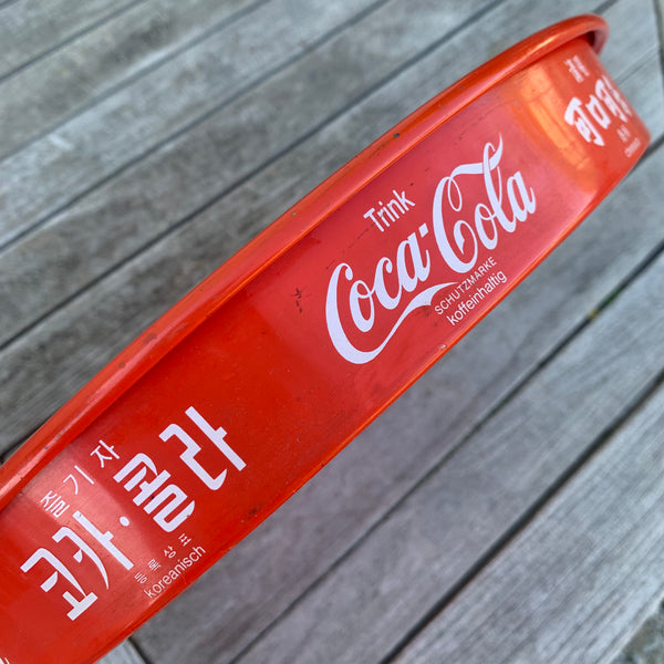 Vintage Coca Cola Tablett unterschiedliche Sprachen