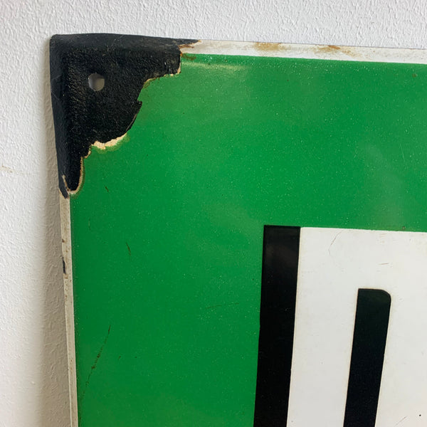 Vintage Emaillie Schild von Persil