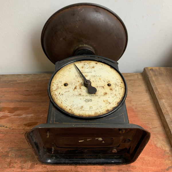 Antike englische Küchenwaage von Salter
