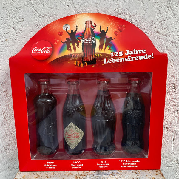 Coca Cola Sammelflaschen 125 Jahre Lebensfreude