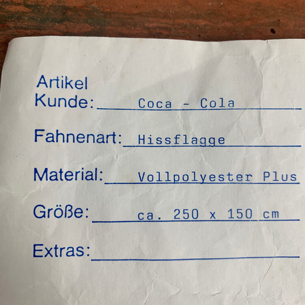Coca-Cola Fahne