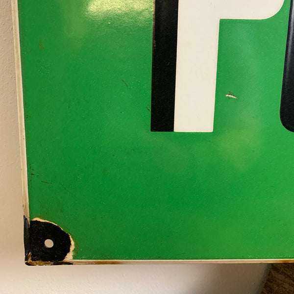 Vintage Emaillie Schild von Persil