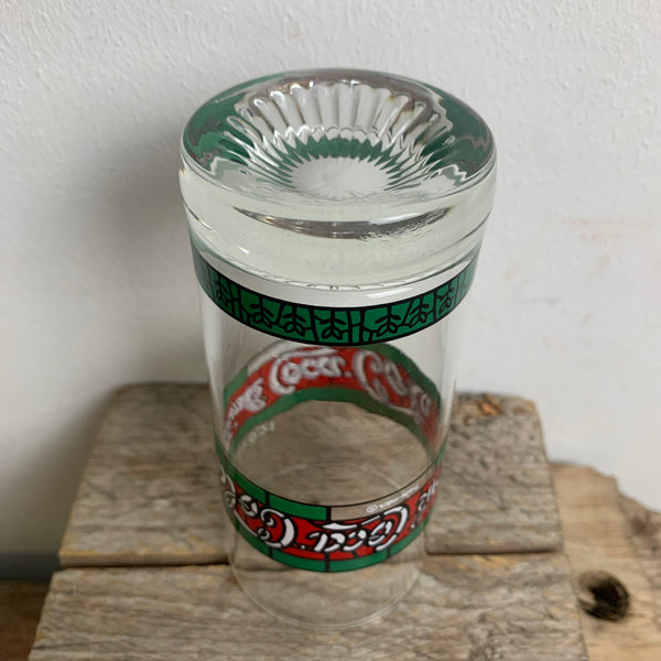 Vintage Coca Cola Glas im Tiffany Style