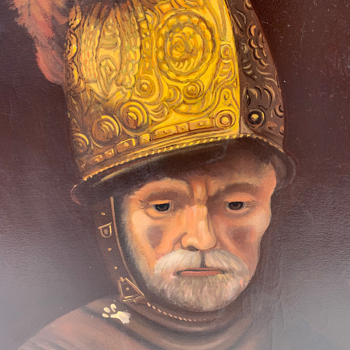 Der Mann mit dem Goldhelm Rembrandt Kopie Ölgemälde Trödelfuchs Vintage Shop Der Mann mit dem Goldhelm Rembrandt Kopie Ölgemälde Trödelfuchs Vintage Shop