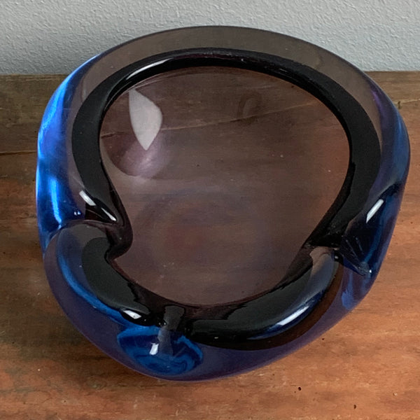 Zweifarbiger Murano Aschenbecher