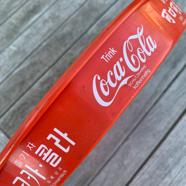 Vintage Coca Cola Tablett unterschiedliche Sprachen