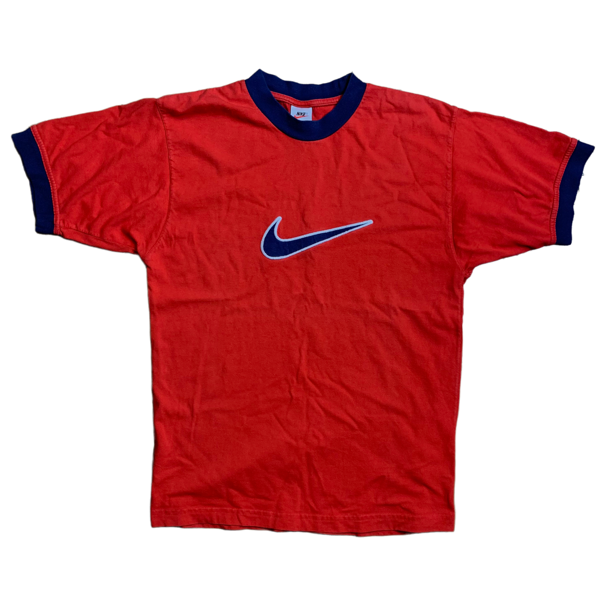 トップス vintage NIKE center swoosh logo tee dd