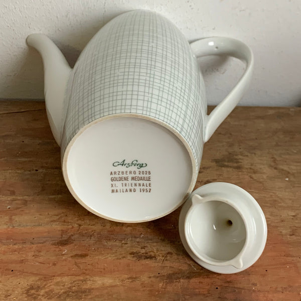 Vintage Mid Century Kaffeekanne von Arzberg