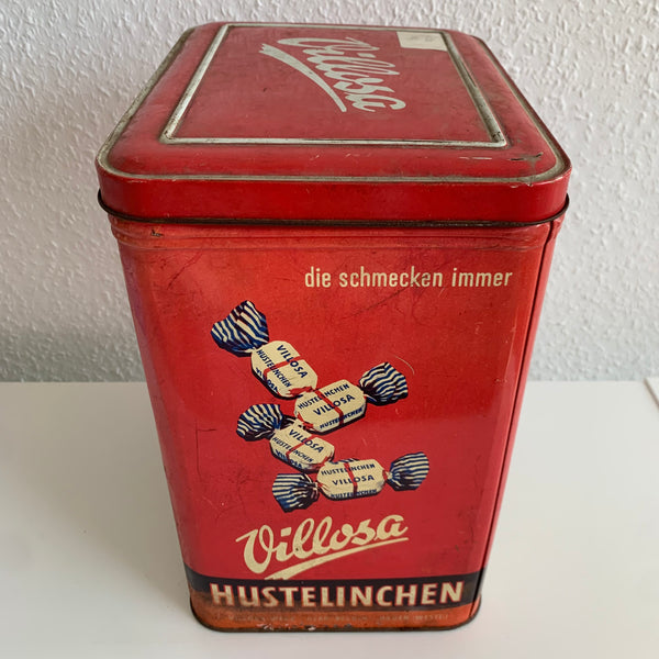 Vintage Blechdose Hustelinchen von Villosa