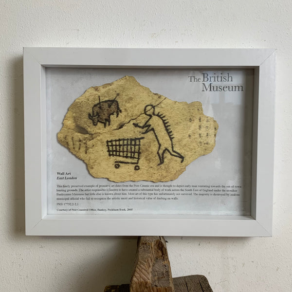 Street Art Peckham Rock von Banksy gerahmt