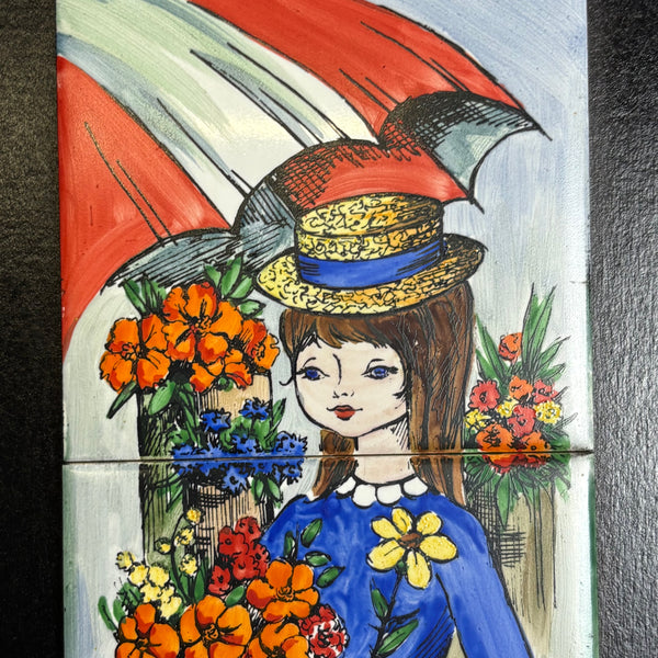 Vintage Wandkeramik aus Vallauris