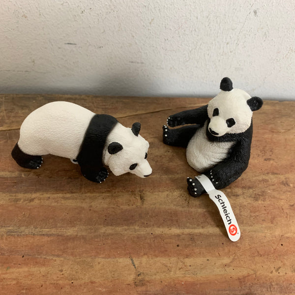 Konvolut 2 Tiere Schleich Pandabär 14772 Pandabär 14733
