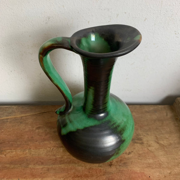 Vintage Bauhaus Keramik Vase von Ermann Meissen