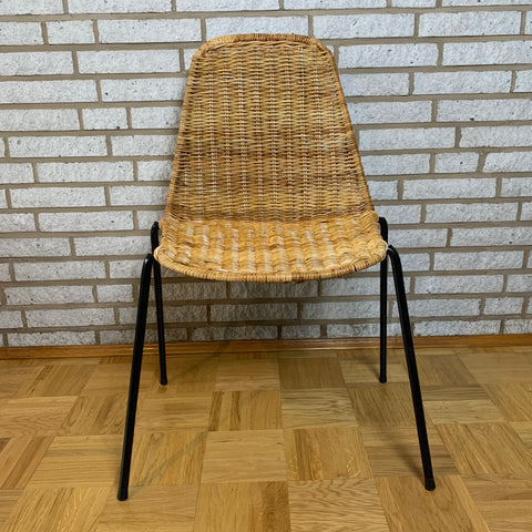 Vintage Basketball Chair Korbstuhl von Gian Franco Legler
