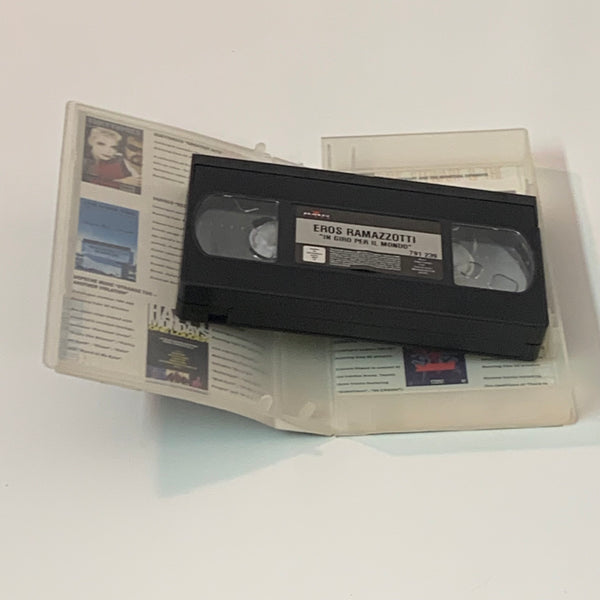 VHS Video Kassette Eros Ramazzotti In Giro Per Il Mondo